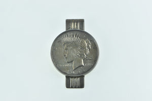 Sterling Silver 1922 Peace Dollar Silver Vintage Men's Money Clip