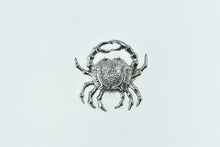 Load image into Gallery viewer, Sterling Silver Crab Cancer Astrology Zodiac Star Sign Pin/Brooch