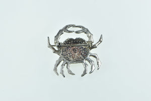 Sterling Silver Crab Cancer Astrology Zodiac Star Sign Pin/Brooch