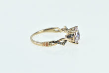 Load image into Gallery viewer, 10K Enchanted Disney Villains Maleficent Pink Topaz Ring Rose Gold