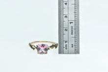 Load image into Gallery viewer, 10K Enchanted Disney Villains Maleficent Pink Topaz Ring Rose Gold