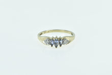 Load image into Gallery viewer, 10K Marquise Tanzanite Diamond Vintage Ring Yellow Gold
