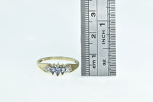 Load image into Gallery viewer, 10K Marquise Tanzanite Diamond Vintage Ring Yellow Gold