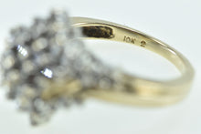 Load image into Gallery viewer, 10K Diamond Freeform Cluster Statement Ring Yellow Gold