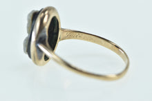 Load image into Gallery viewer, 10K Victorian Onyx Cameo Ornate Carved Lady Ring Yellow Gold