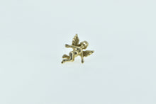 Load image into Gallery viewer, 14K Cherub Baby Angel Guardian Angel Lapel Pin/Brooch Yellow Gold