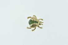 Load image into Gallery viewer, 14K Nephrite Lady Bug Strength Symbol Lapel Pin/Brooch Yellow Gold