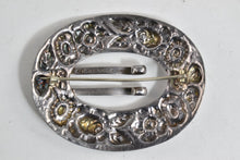Load image into Gallery viewer, Sterling Silver Stieff Edwardian Gilded Age Repousse Sash Belt Buckle