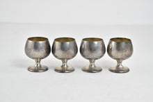 Load image into Gallery viewer, Sterling Silver Gorham Sterling Set of Four Rounded Cordial Cups