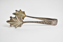 Load image into Gallery viewer, Sterling Silver S Kirk & Sons Ornate Floral Serving Tongs