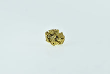 Load image into Gallery viewer, 22K Raw Textured Nugget Gold Pebble Lapel Pin/Brooch Yellow Gold