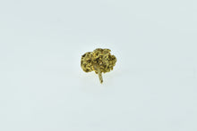 Load image into Gallery viewer, 22K Raw Textured Nugget Gold Pebble Lapel Pin/Brooch Yellow Gold