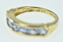 Load image into Gallery viewer, 14K Vintage Tanzanite Classic Statement Band Ring Yellow Gold