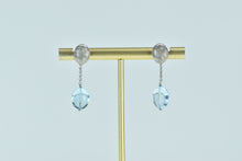 Load image into Gallery viewer, 18K 18K Marco Bicego Jaipur Blue Topaz Earrings White Gold