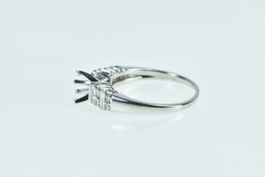 Platinum 0.60 Ctw 5mm Round Engagement Setting Ring