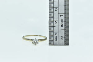 14K 0.44 Ct Diamond Solitaire Classic Engagement Ring Yellow Gold