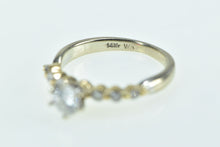 Load image into Gallery viewer, 14K 0.55 Ctw Diamond Round Vintage Engagement Ring Yellow Gold