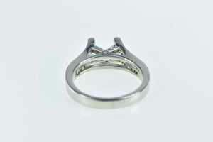 Platinum Simon G Diamond Engagement Setting Ring