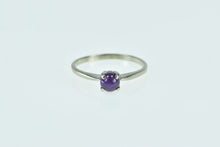 Load image into Gallery viewer, 10K Natural Ruby Cabochon Vintage Statement Ring White Gold