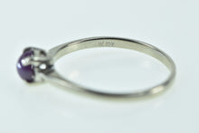 Load image into Gallery viewer, 10K Natural Ruby Cabochon Vintage Statement Ring White Gold