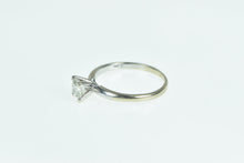 Load image into Gallery viewer, 14K 0.40 Ct Princess Diamond Engagement Ring White Gold