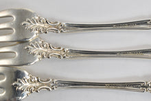 Load image into Gallery viewer, Sterling Silver J E Caldwell Louis XIV Pattern Dessert Fork Set (5 pieces)