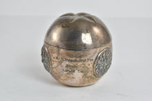 Load image into Gallery viewer, Sterling Silver Thai Pomegranate Engraved Honey Sugar Pot