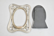 Load image into Gallery viewer, Sterling Silver Chinese Sterling Oval Butterfly Picture Frame 7x5"