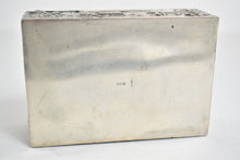 Load image into Gallery viewer, 800 Silver 1910's Antique German Backgammon Hanau Street Scene Trinket Box