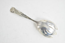 Load image into Gallery viewer, Sterling Silver Alvin Art Nouveau Sterling Rose Motif Serving Fork