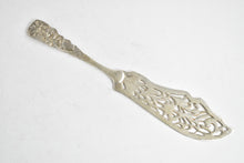 Load image into Gallery viewer, Sterling Silver Ornate Pierced Floral Fish Serving Knife A E L