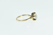 Load image into Gallery viewer, 10K 1950's Vintage Oval Opal Cabochon Bypass Ring Yellow Gold