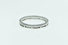Load image into Gallery viewer, 10K Vintage Diamond Circle Journey Symbol Pendant White Gold