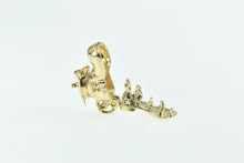 Load image into Gallery viewer, 14K 3D Articulated Nursery Rhyme Old Lady Shoe Charm/Pendant Yellow Gold