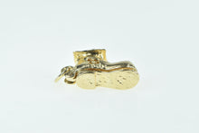 Load image into Gallery viewer, 14K 3D Articulated Nursery Rhyme Old Lady Shoe Charm/Pendant Yellow Gold
