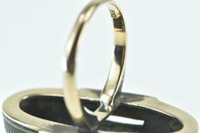 Load image into Gallery viewer, 10K Bronze Quail Cattail Scene Domed Statement Ring Yellow Gold