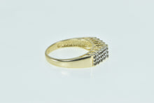 Load image into Gallery viewer, 10K 0.25 Ctw Diamond Squared Vintage Statement Ring Yellow Gold