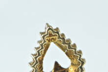 Load image into Gallery viewer, 10K Diamond Heart Classic Love Symbol Vintage Pendant Yellow Gold