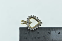 Load image into Gallery viewer, 10K Diamond Heart Love Symbol Romantic Pendant Yellow Gold