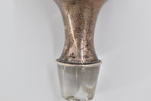 Load image into Gallery viewer, Sterling Silver Sterling Crystal Decanter Stopper