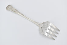 Load image into Gallery viewer, Sterling Silver 1869 Chawner & Co Large Fish Serving Fork 10.25""
