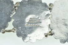 Load image into Gallery viewer, Sterling Silver Lapidario Barrera Green Agate Oval Mexico Bracelet 6.75"