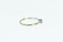 Load image into Gallery viewer, 10K Three Stone Diamond Promise Engagement Ring White Gold