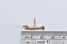 Load image into Gallery viewer, 10K Lady Justice Scales Liberty Symbol Karma Charm/Pendant Yellow Gold