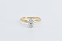 Load image into Gallery viewer, 14K 0.91 Ct Marquise Diamond Solitaire Engagement Ring Yellow Gold