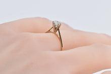 Load image into Gallery viewer, 14K 0.45 Ct Euro Diamond Solitaire Engagement Ring Yellow Gold
