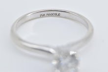 Load image into Gallery viewer, 14K 1.01 Ct Diamond Solitaire Classic Engagement Ring White Gold