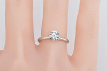 Load image into Gallery viewer, 14K 1.01 Ct Diamond Solitaire Classic Engagement Ring White Gold