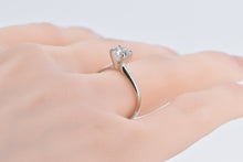 Load image into Gallery viewer, 14K 1.01 Ct Diamond Solitaire Classic Engagement Ring White Gold