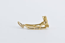 Load image into Gallery viewer, 10K 3D Dog Nugget Sled Alaska Inuit Arctic Travel Charm/Pendant Yellow Gold